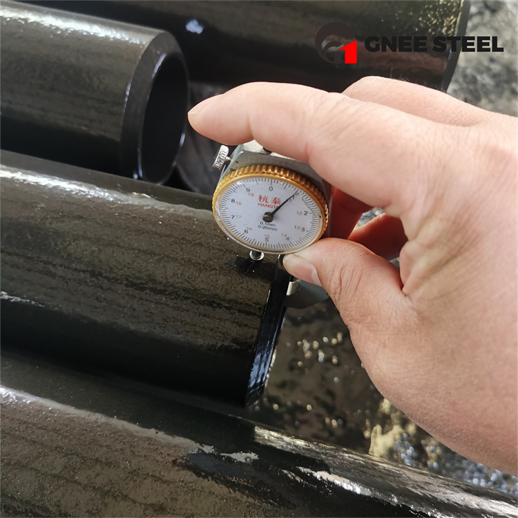 GNEE Group Steel Pipe Quality Inspection Site Photo