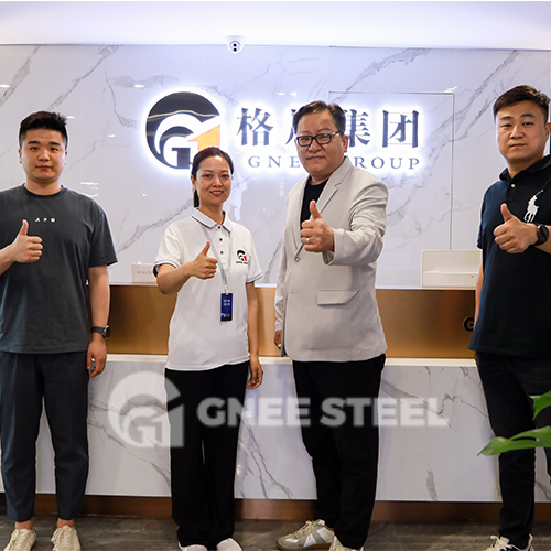 Korean Clients Visited GNEE Group for 300 Tonnes of A312 316L Stainless Steel Pipes.