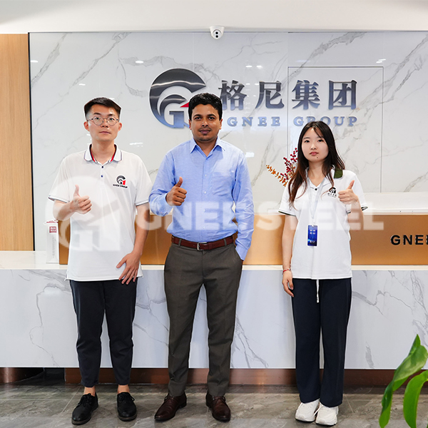 Pakistani Client Visit GNEE Group to Purchase 200 Tons of A106 GRB SCH40 Seamless Pipes